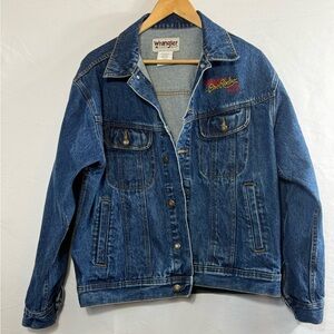 Wrangler VTG Rugged Wear Label Jean Jacket